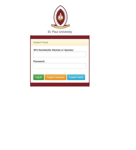 st paul's university student portal|Accessing the St. Paul's University Student Portal .